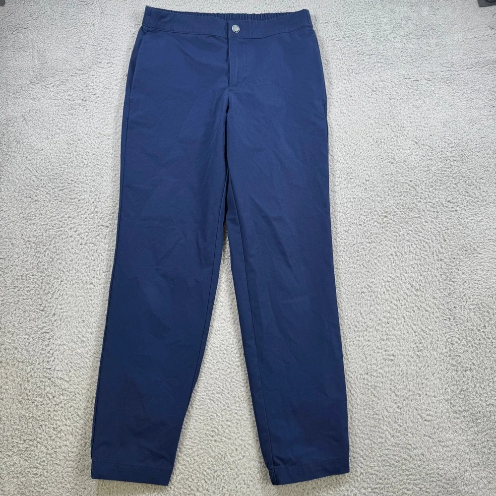 Banana Republic Mens Performance Jogger Pants Navy Blue Size 30 Tapered Active
